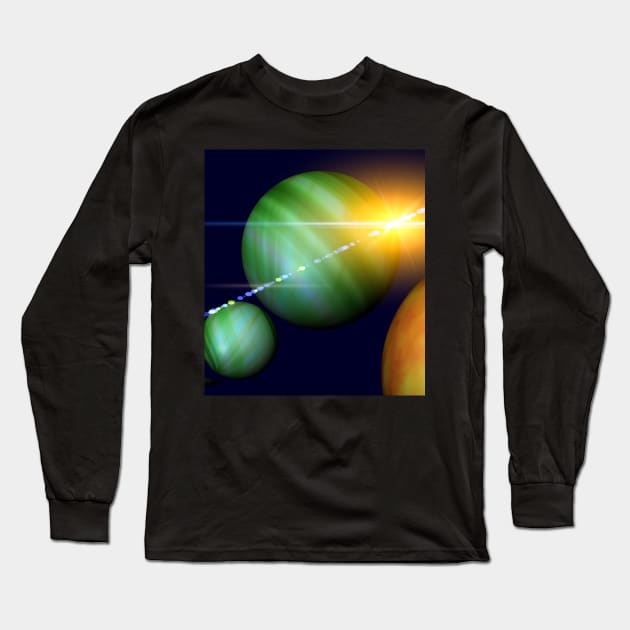 "PLANETS" Long Sleeve T-Shirt by RickTurner